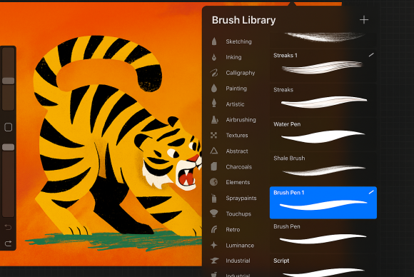 20250828_1445_Интерфейс Procreate на iPad_remix_01k3rb6ypxe45sn6458gfv5y4g