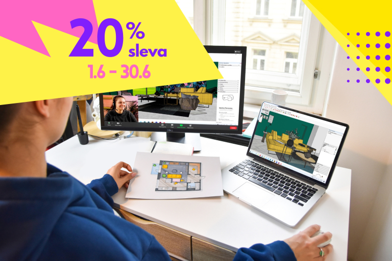 Online kurz designu interiérů. Bytový design pro začátečníky