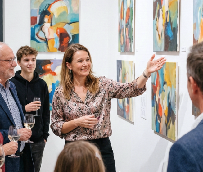 Kurz malby a společná výstava Draw Planet (1)