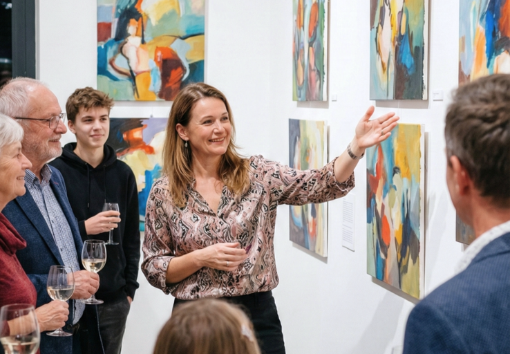 Kurz malby a společná výstava Draw Planet (1)